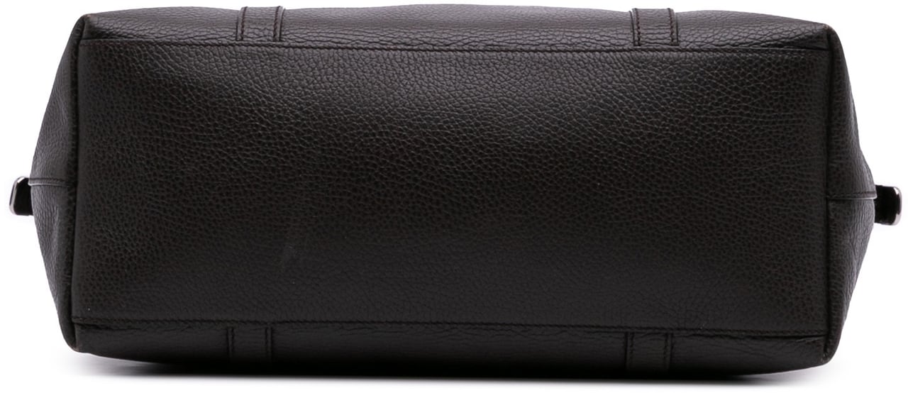 Gucci Large Leather GG Charm Dome Satchel Bruin