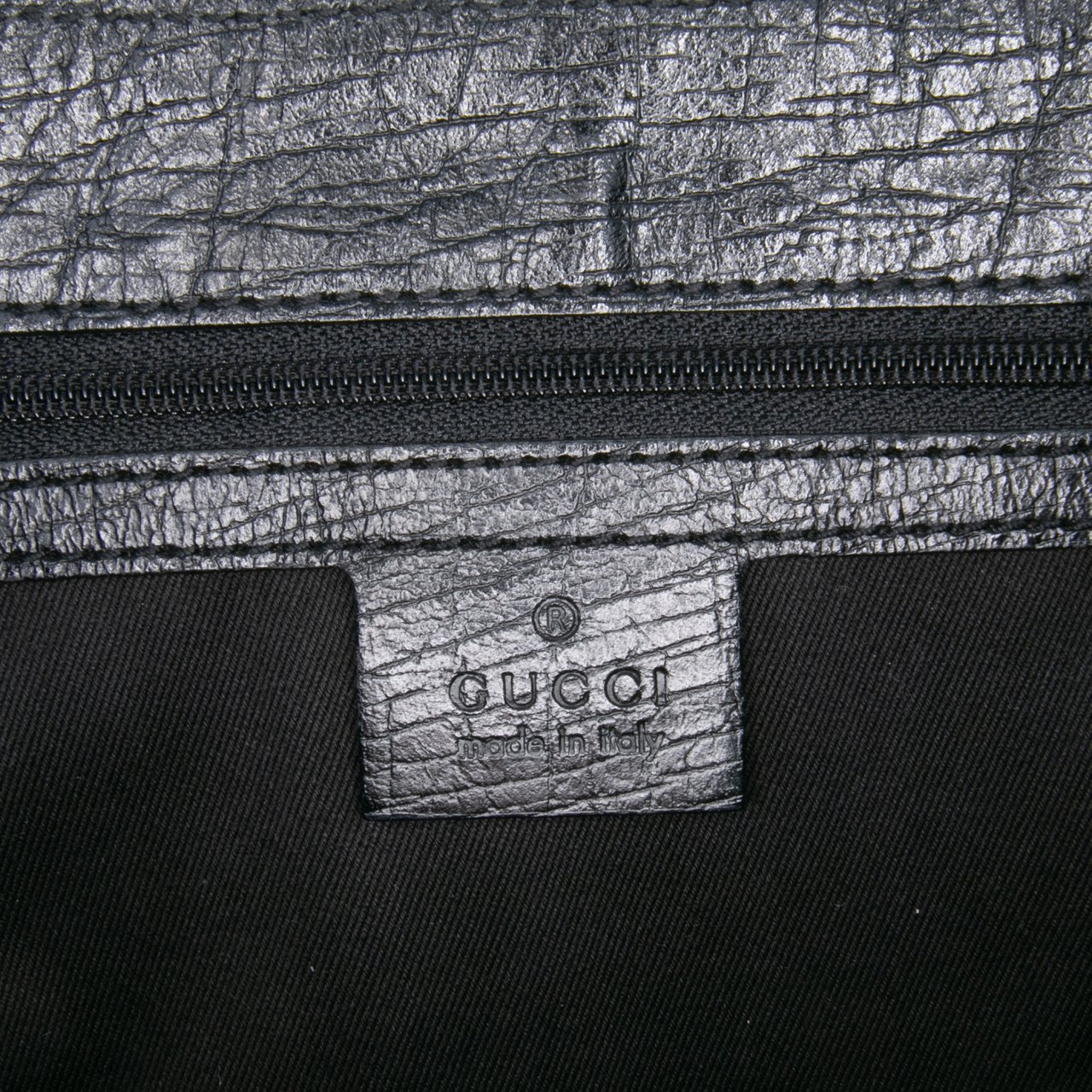 Gucci GG Canvas Bamboo Tote Zwart