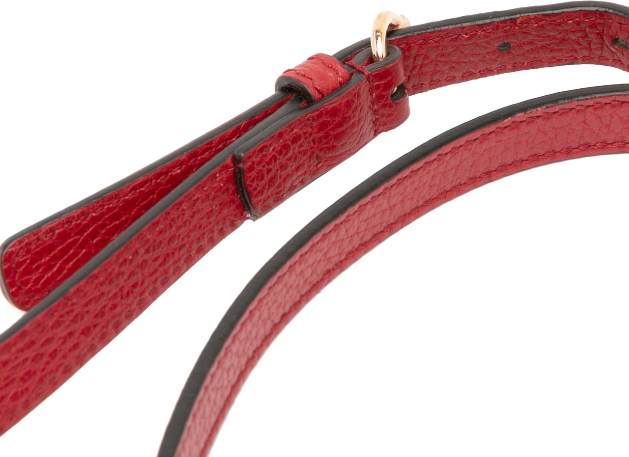 Gucci Small Bicolor Leather Soho Disco Crossbody Roze