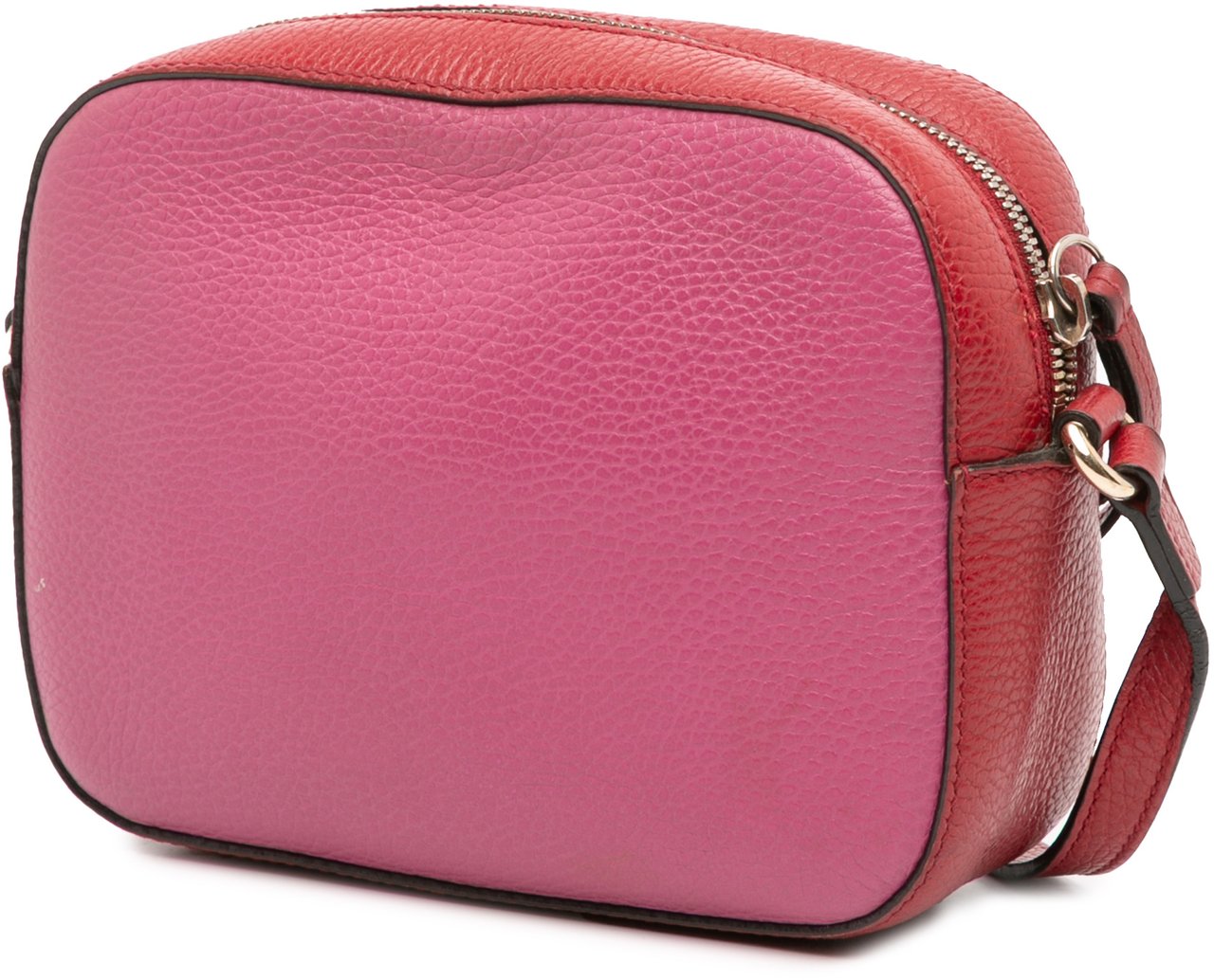 Gucci Small Bicolor Leather Soho Disco Crossbody Roze