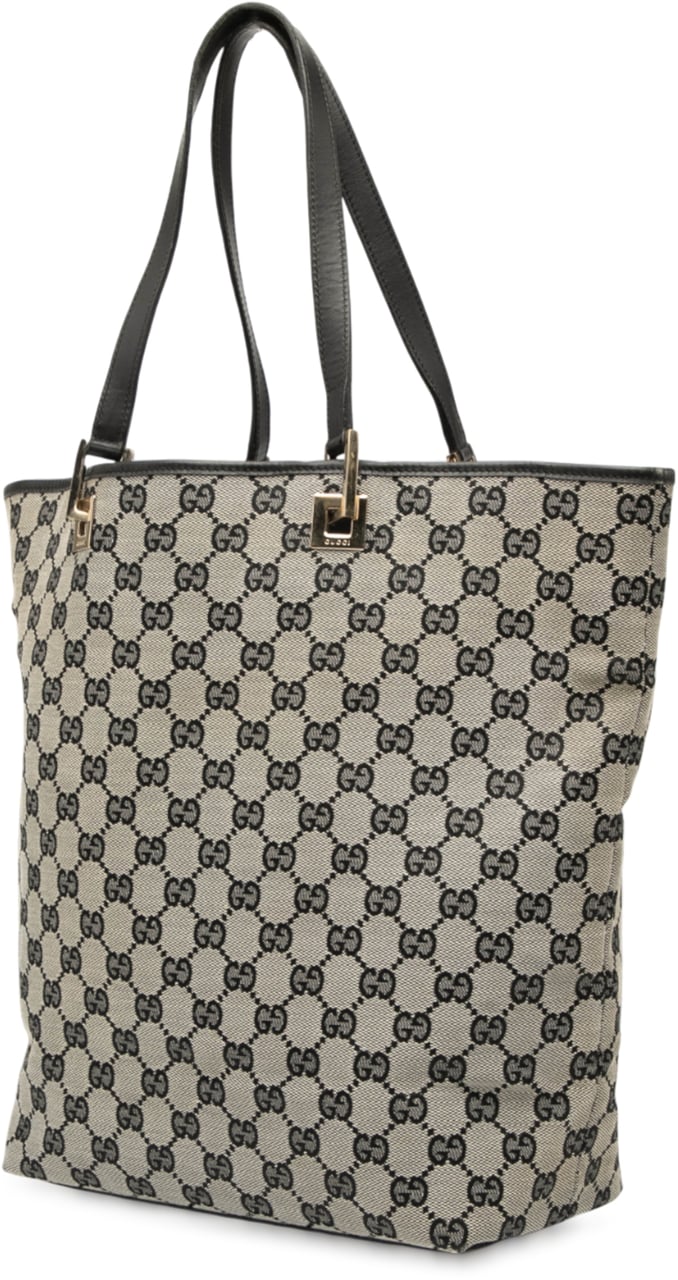 Gucci GG Canvas Tote Bruin