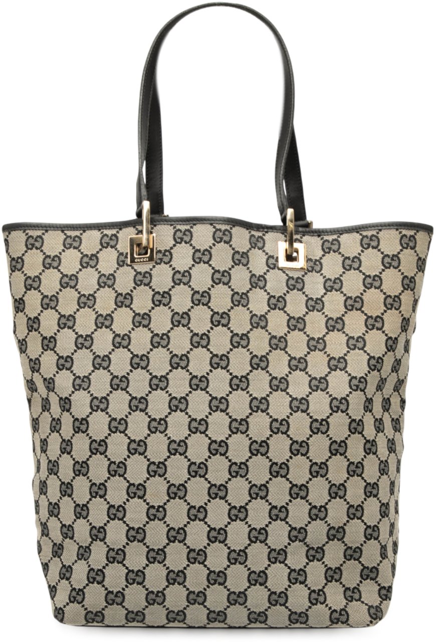 Gucci GG Canvas Tote Bruin