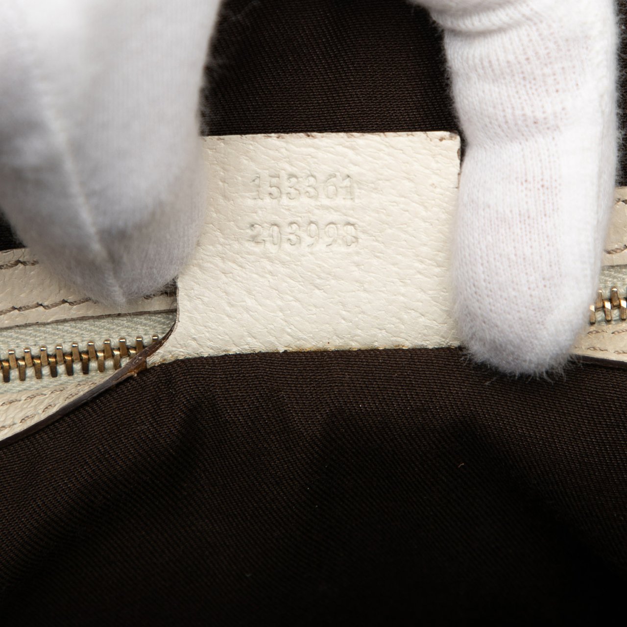 Gucci GG Canvas Charmy Tote Bruin