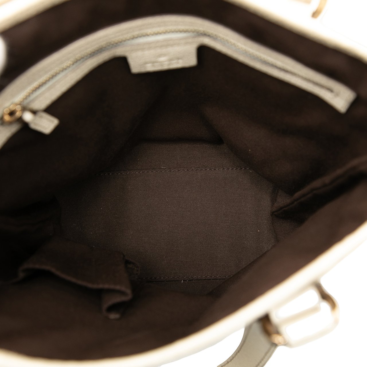 Gucci GG Canvas Charmy Tote Bruin