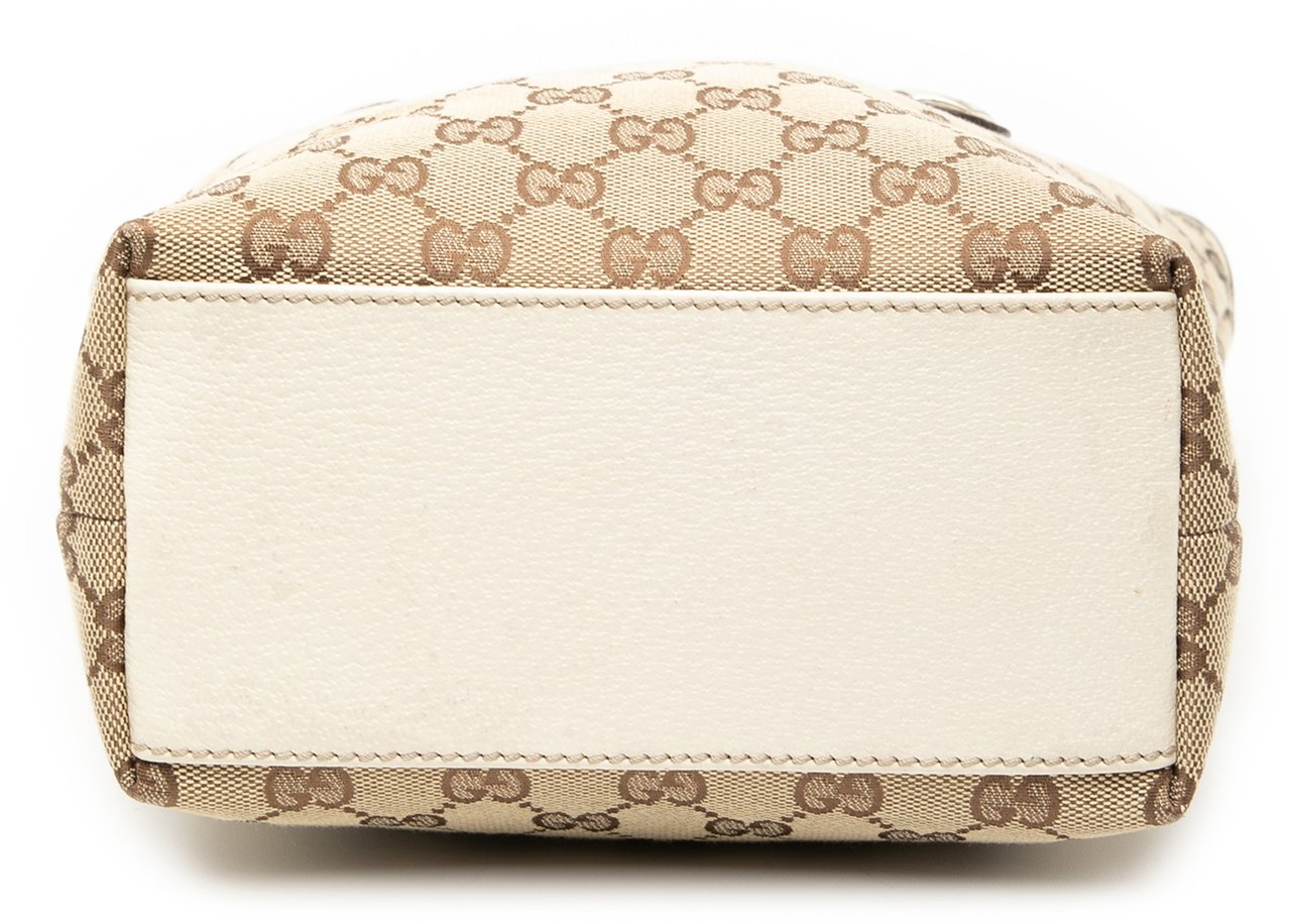 Gucci GG Canvas Charmy Tote Bruin