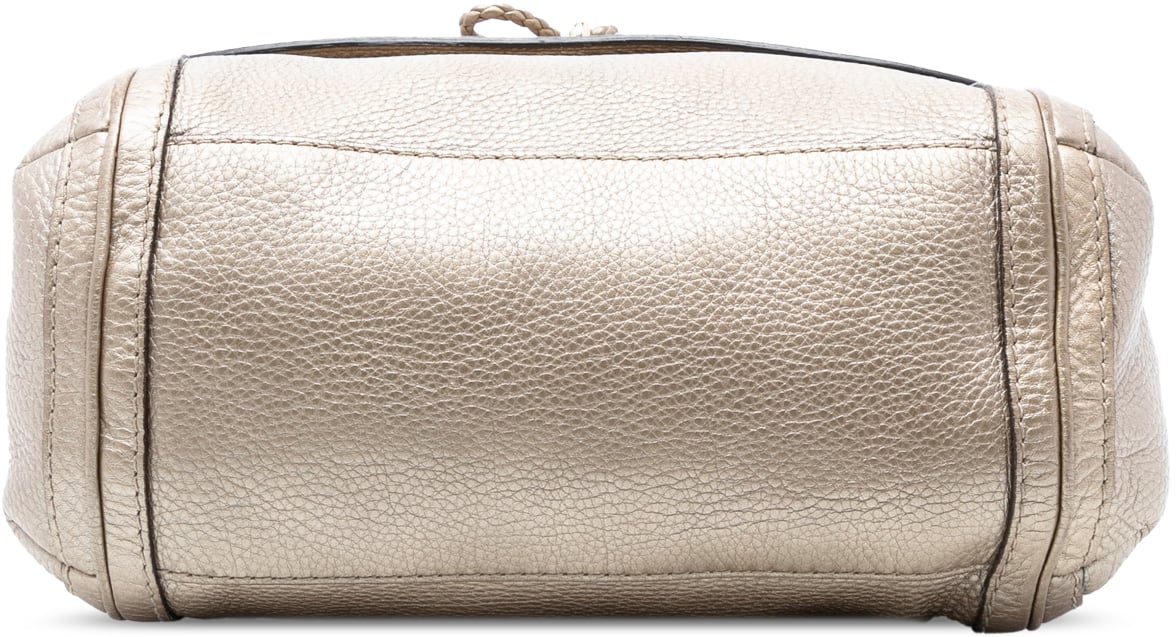 Gucci Leather Bella Satchel Goud