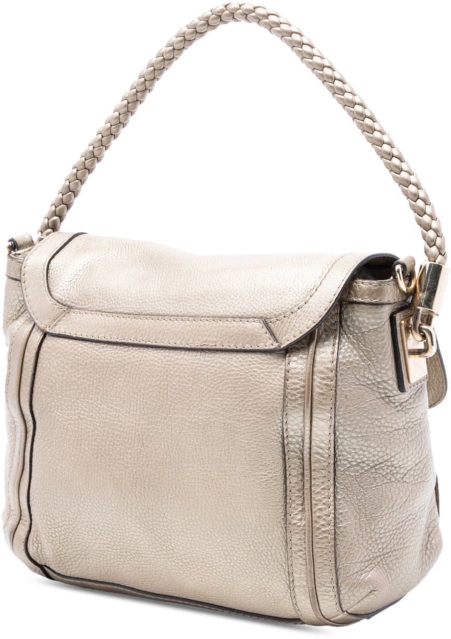 Gucci Leather Bella Satchel Goud