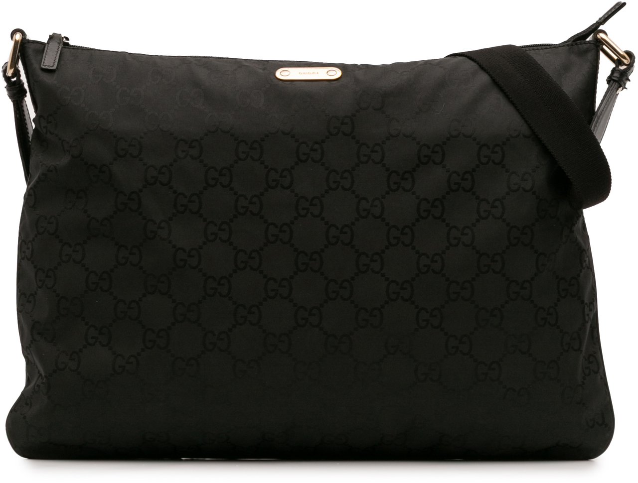 Gucci GG Nylon Crossbody Zwart