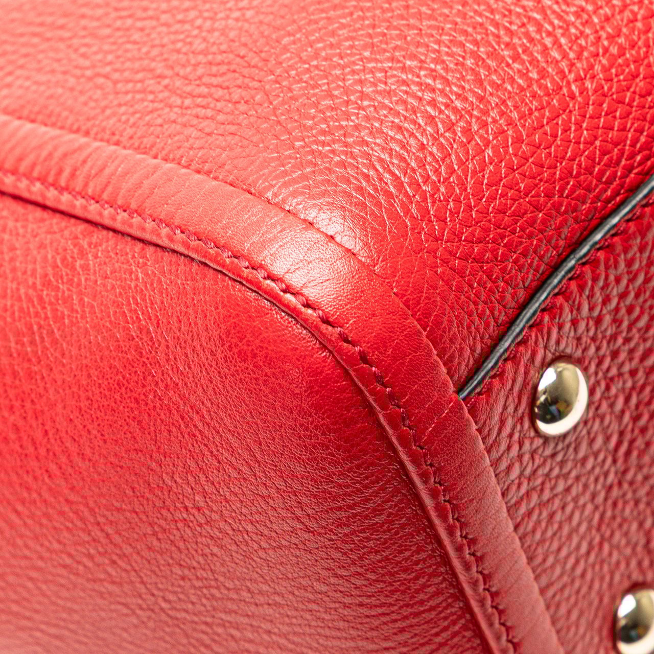 Gucci Small Leather Soho Cellarius Satchel Rood