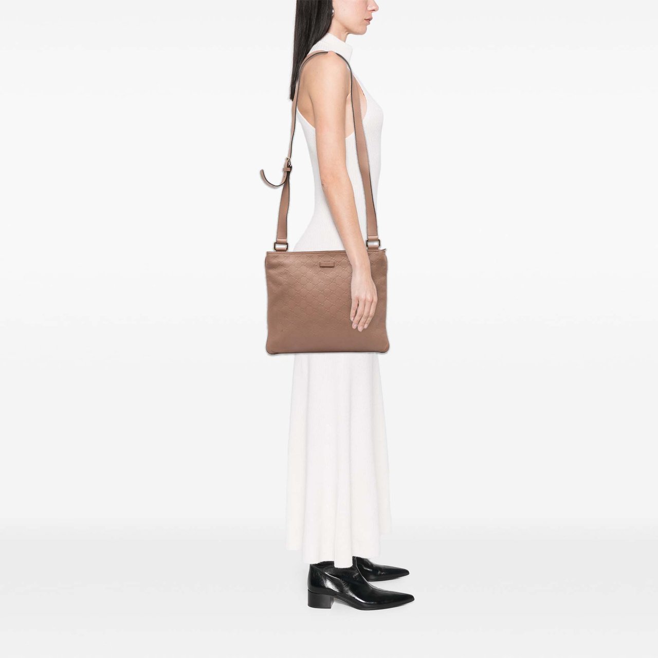 Gucci Guccissima Crossbody Bruin