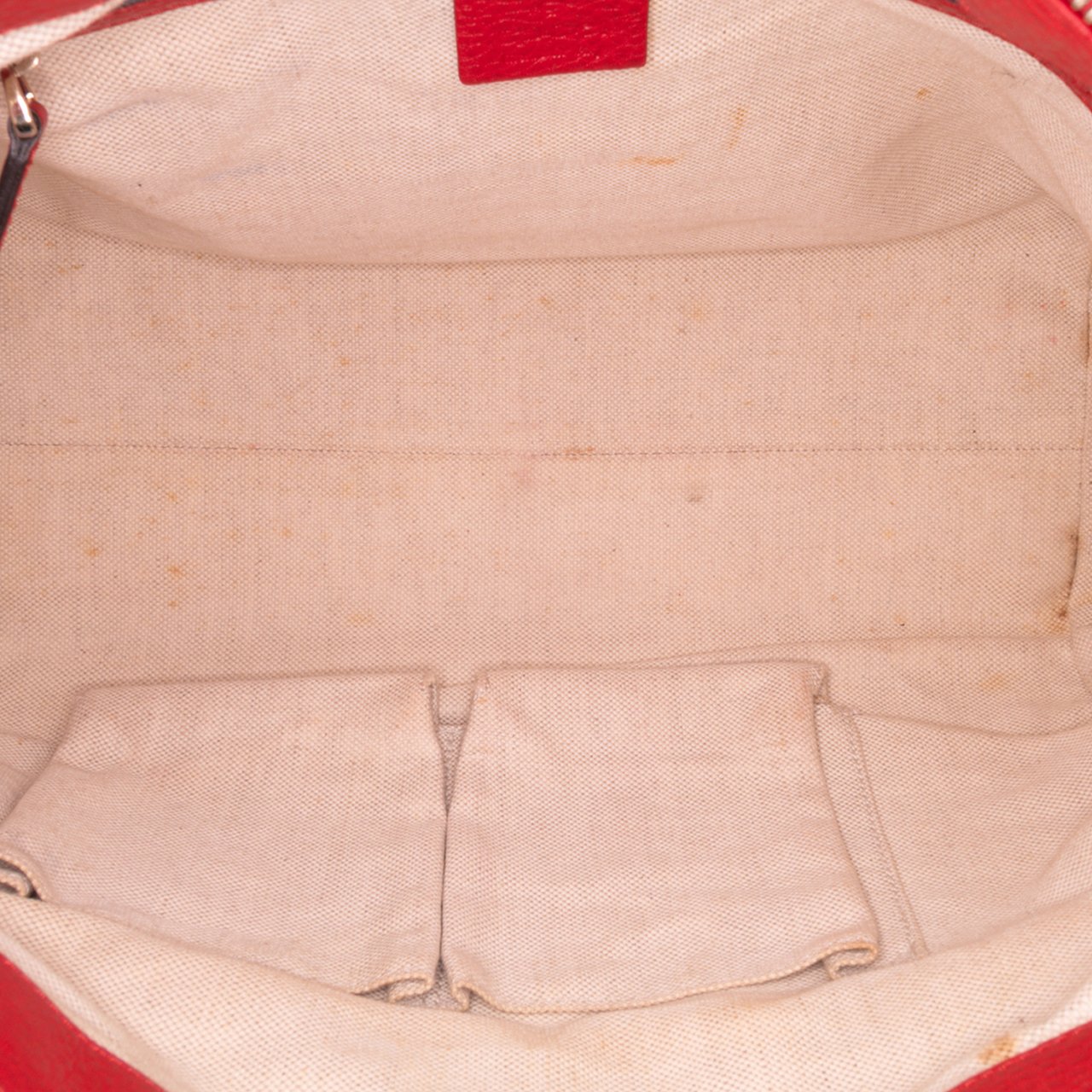 Gucci GG Canvas Bella Satchel Bruin