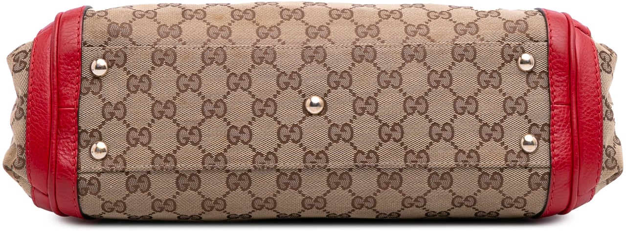 Gucci GG Canvas Bella Satchel Bruin