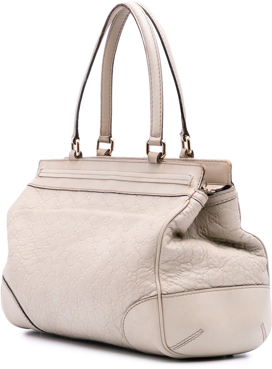 Gucci Guccissima Mayfair Tote Wit