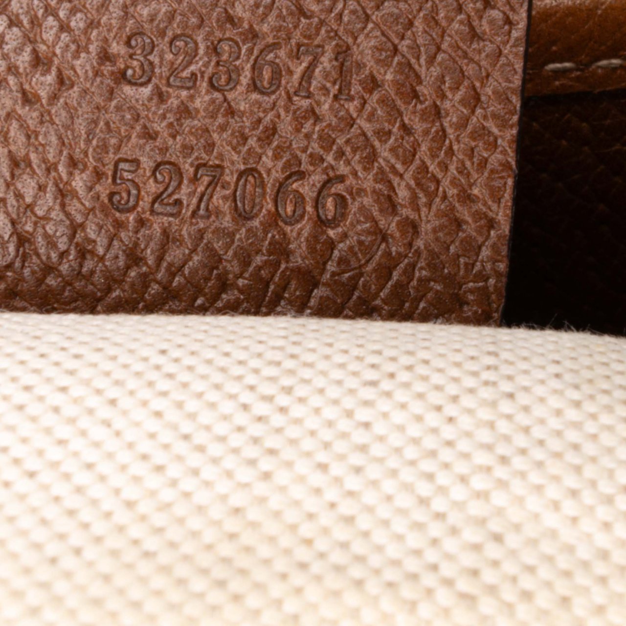 Gucci GG Canvas Bree Tote Bruin