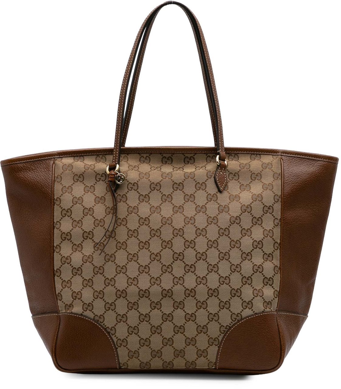 Gucci GG Canvas Bree Tote Bruin