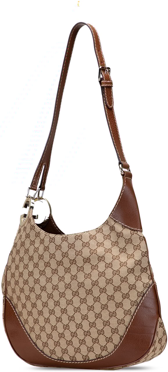 Gucci GG Canvas Charlotte Crossbody Bruin