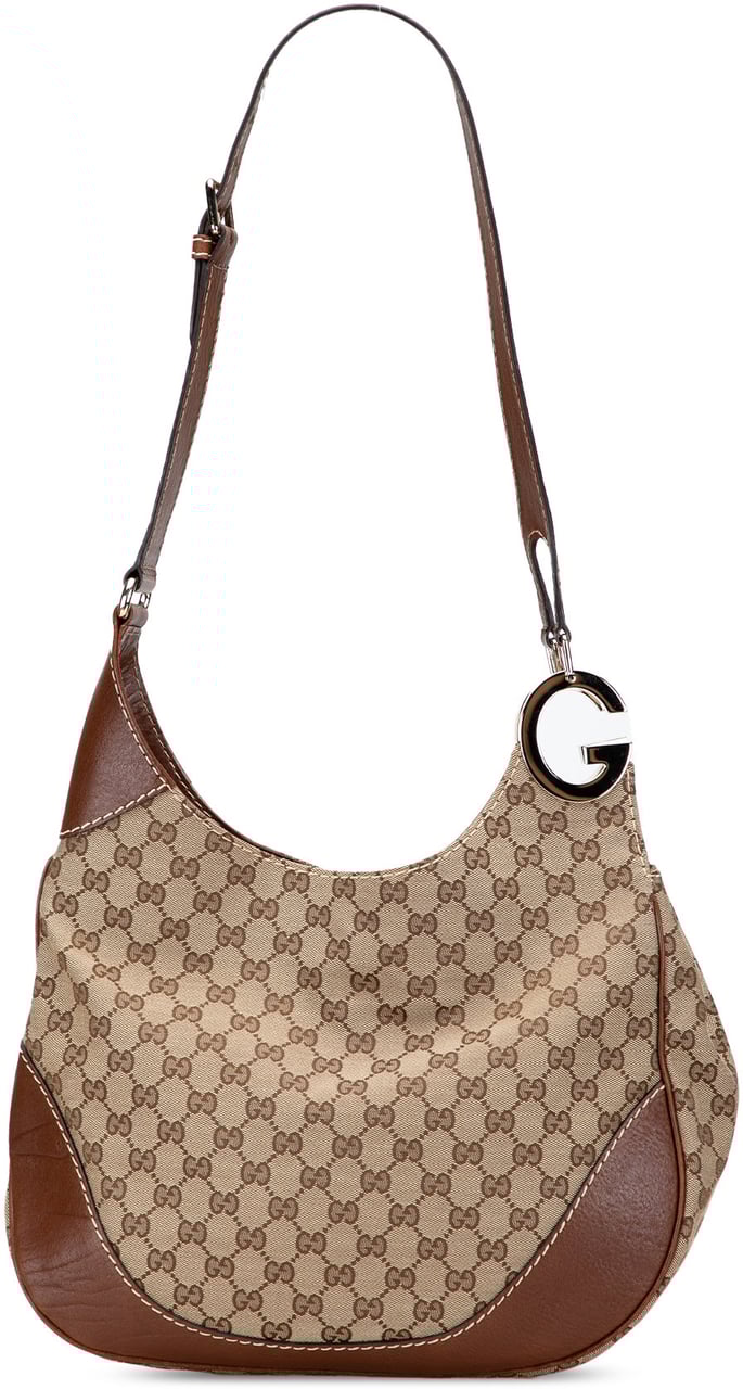 Gucci GG Canvas Charlotte Crossbody Bruin