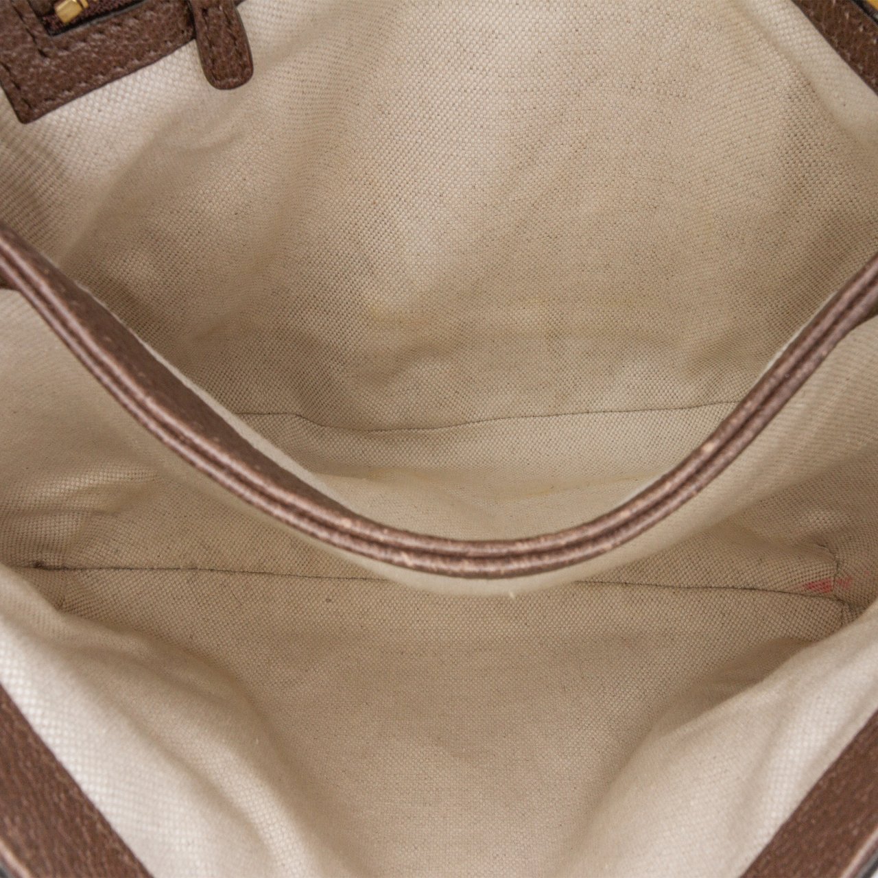 Gucci Medium GG Supreme Blondie Crossbody Bruin