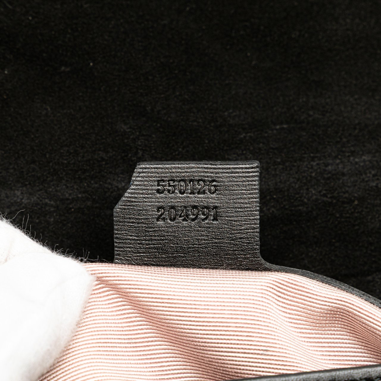 Gucci Medium Suede Arli Crossbody Zwart