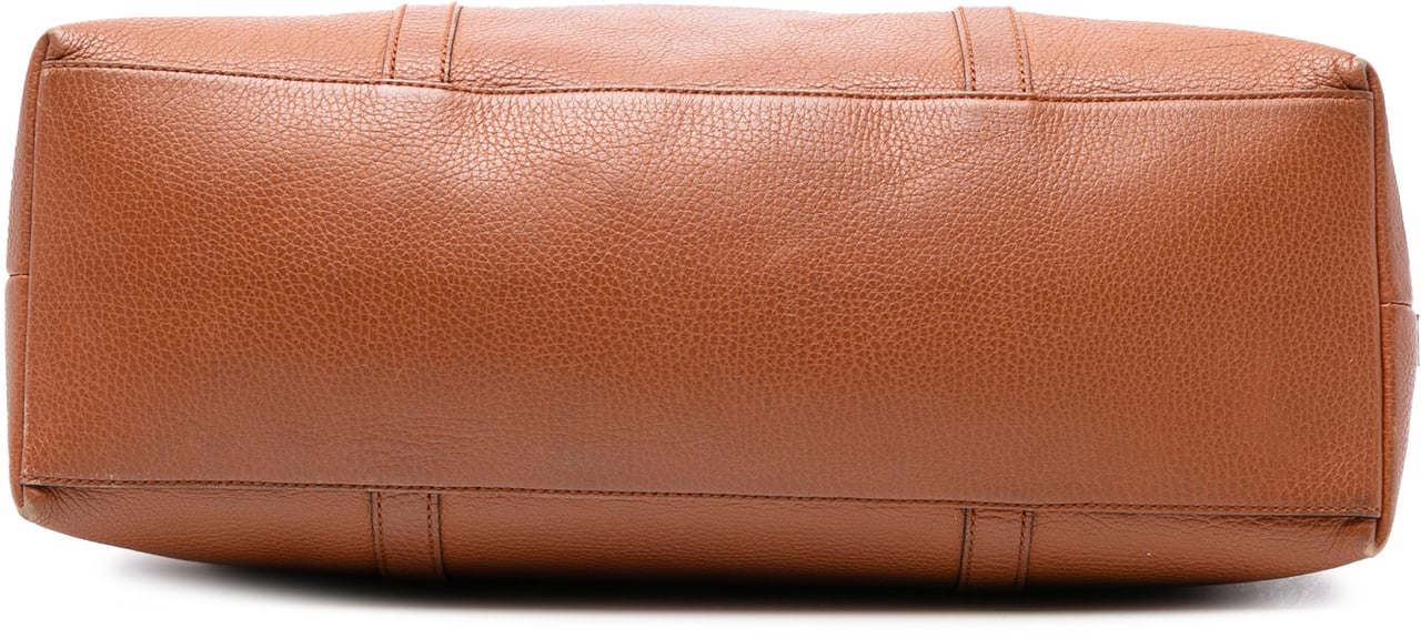 Gucci Leather GG Charm Satchel Bruin