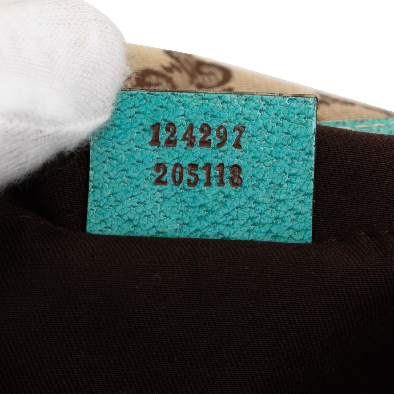 Gucci Studded GG Canvas Bamboo Hobo Bruin