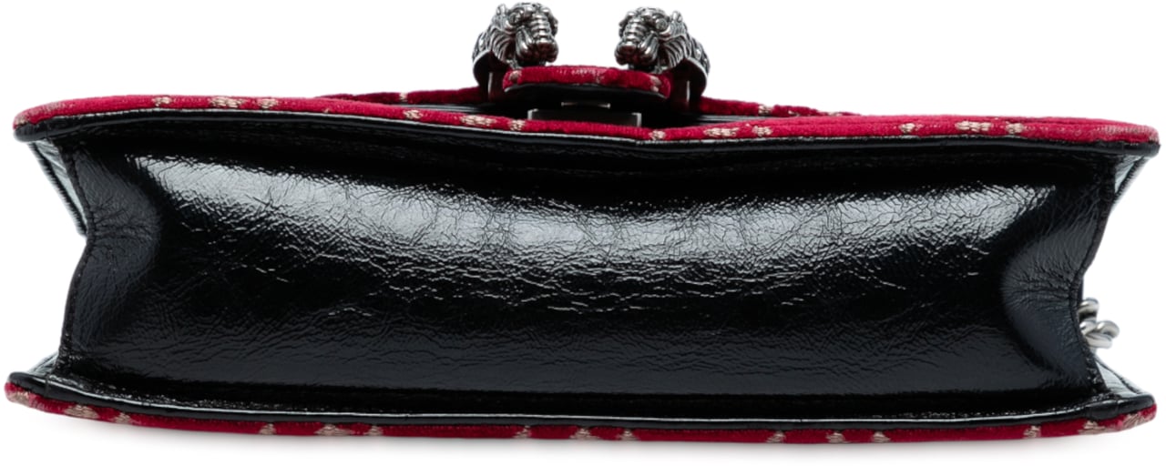 Gucci Medium GG Velvet Dionysus Crossbody Rood