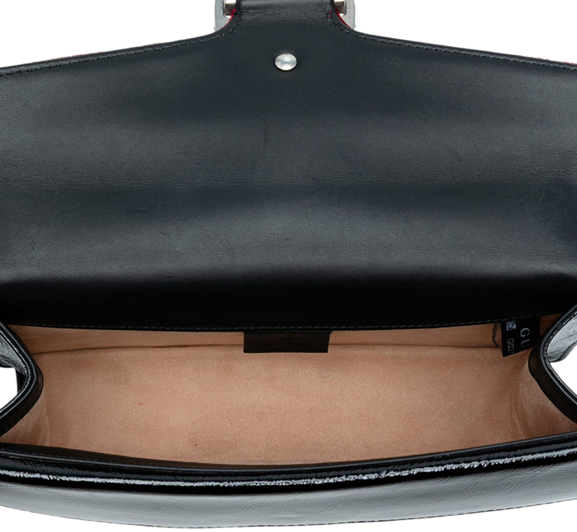 Gucci Medium GG Velvet Dionysus Crossbody Rood