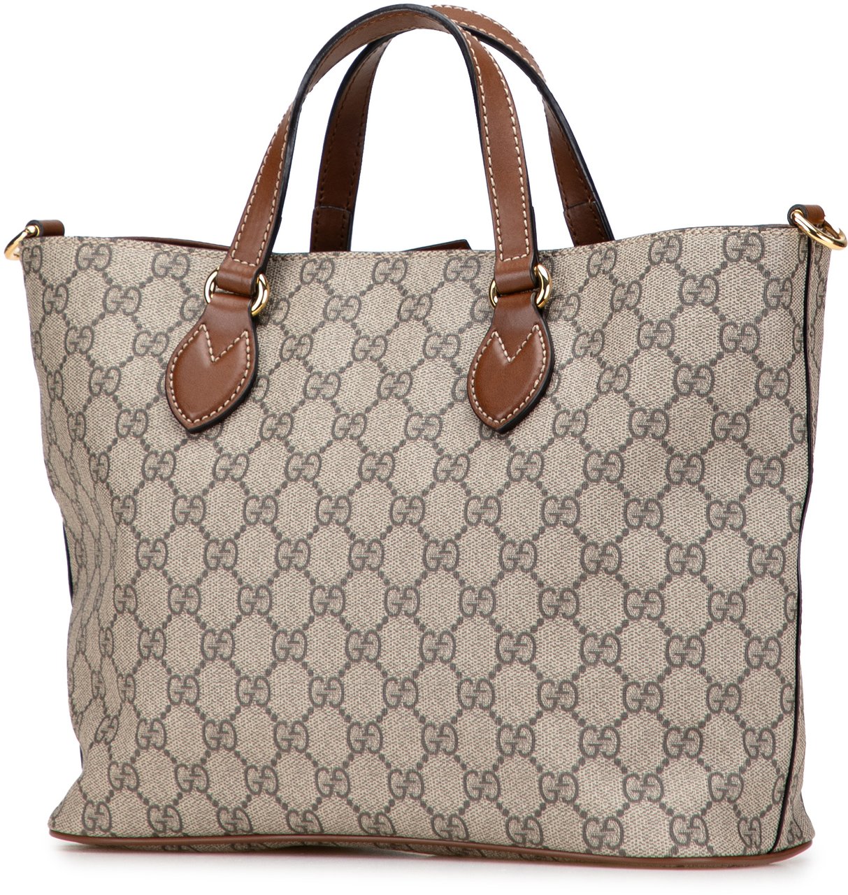 Gucci Small GG Supreme Satchel Bruin