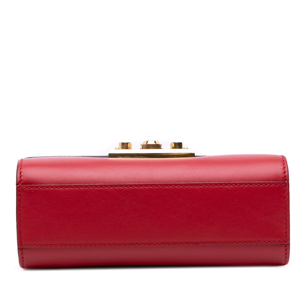 Gucci Small Leather Padlock Crossbody Rood