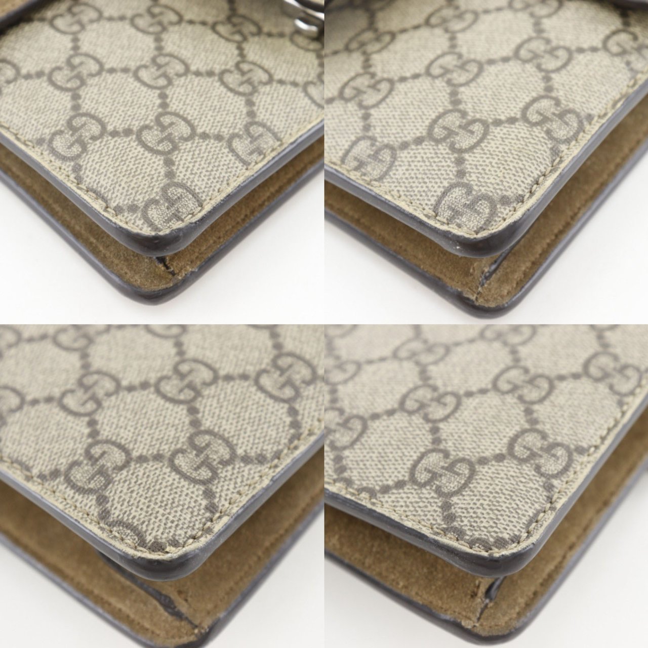 Gucci Dionysus GG Coated Canvas Mini Bruin