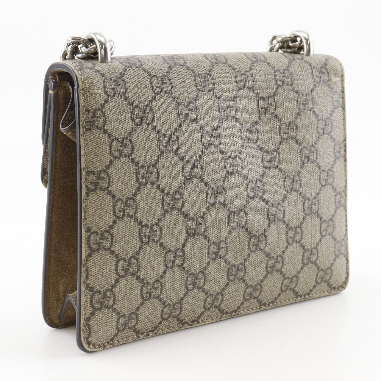 Gucci Dionysus GG Coated Canvas Mini Bruin