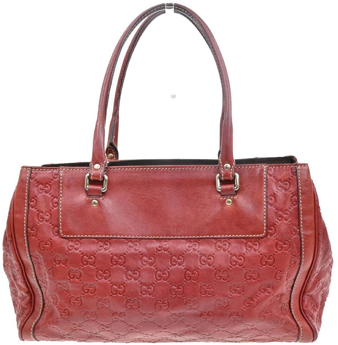 Gucci Vintage Leather Rood