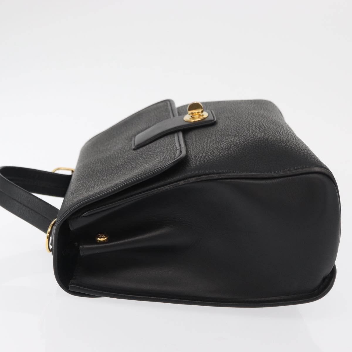 Gucci Vintage Leather Zwart