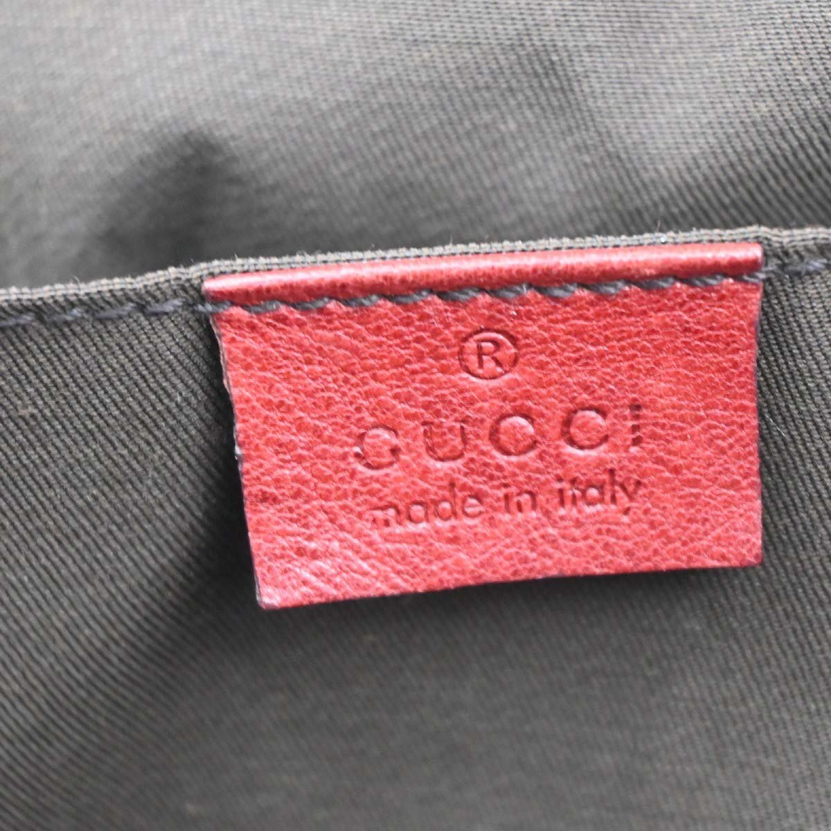 Gucci Vintage Leather Rood