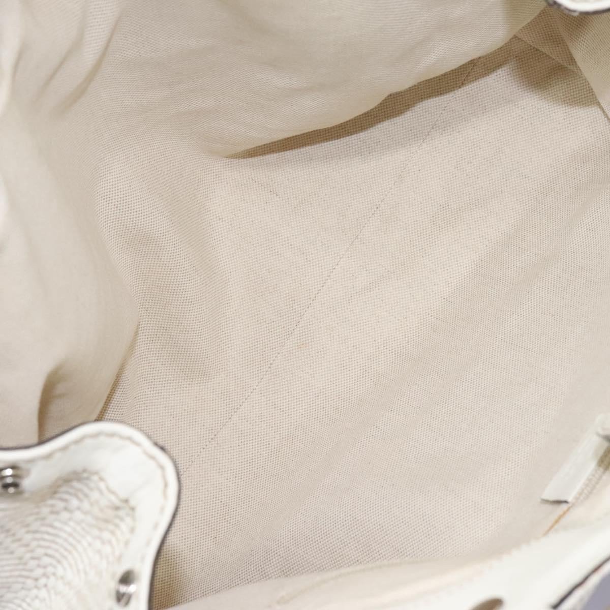 Gucci Gucci Sukey Tote Diamante Woven Raffia Medium Zilver