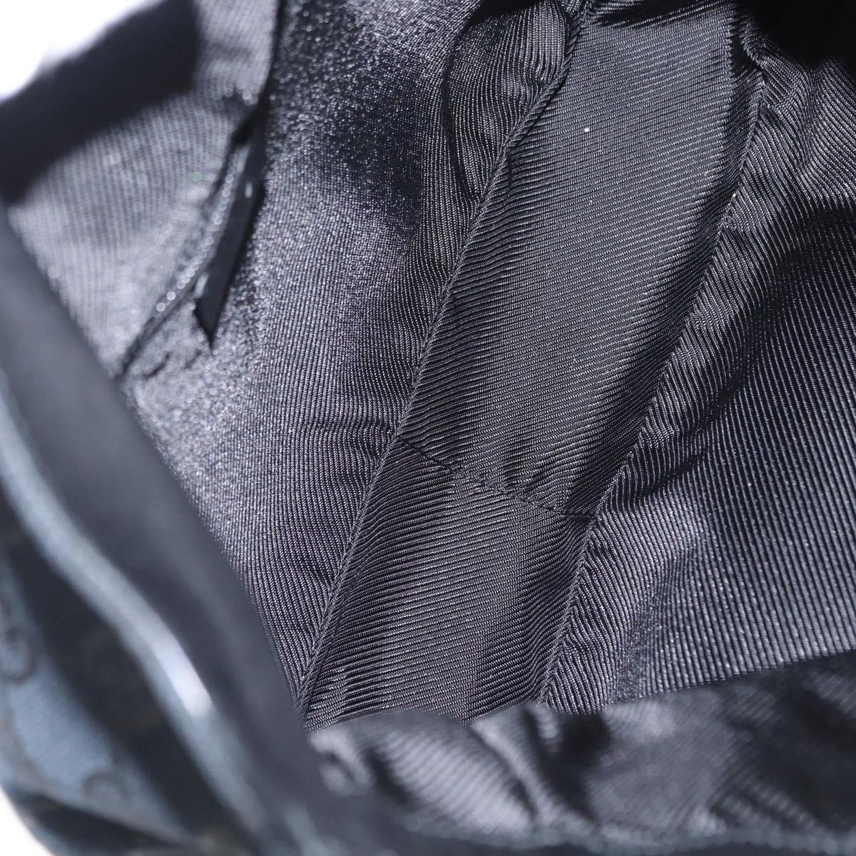 Gucci Gucci Diana Bamboo Shoulder Bag GG Canvas Medium Zwart