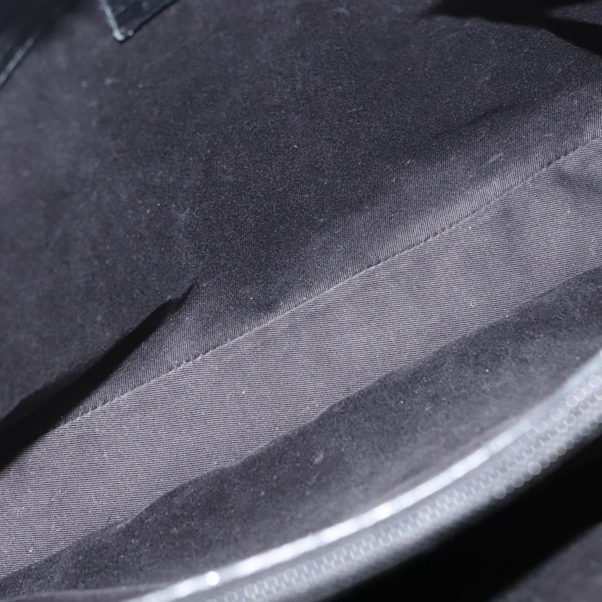 Gucci Gucci Vintage Bamboo Handle Bag Canvas Zwart