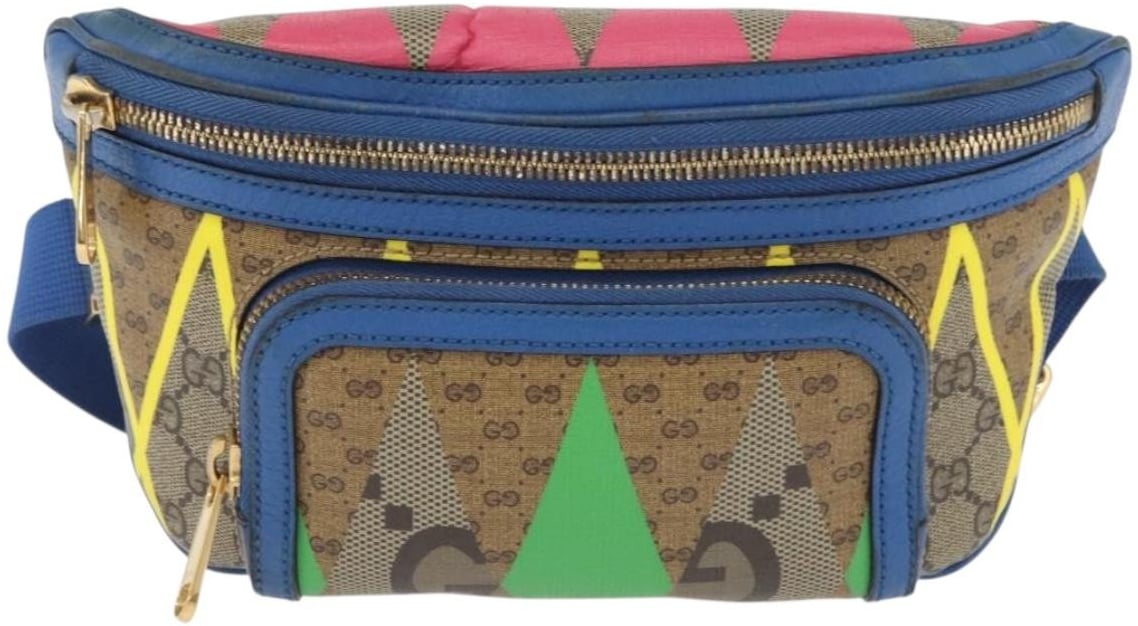 Gucci GG Supreme Belt Bag GG Coated Canvas and Leather Large Divers