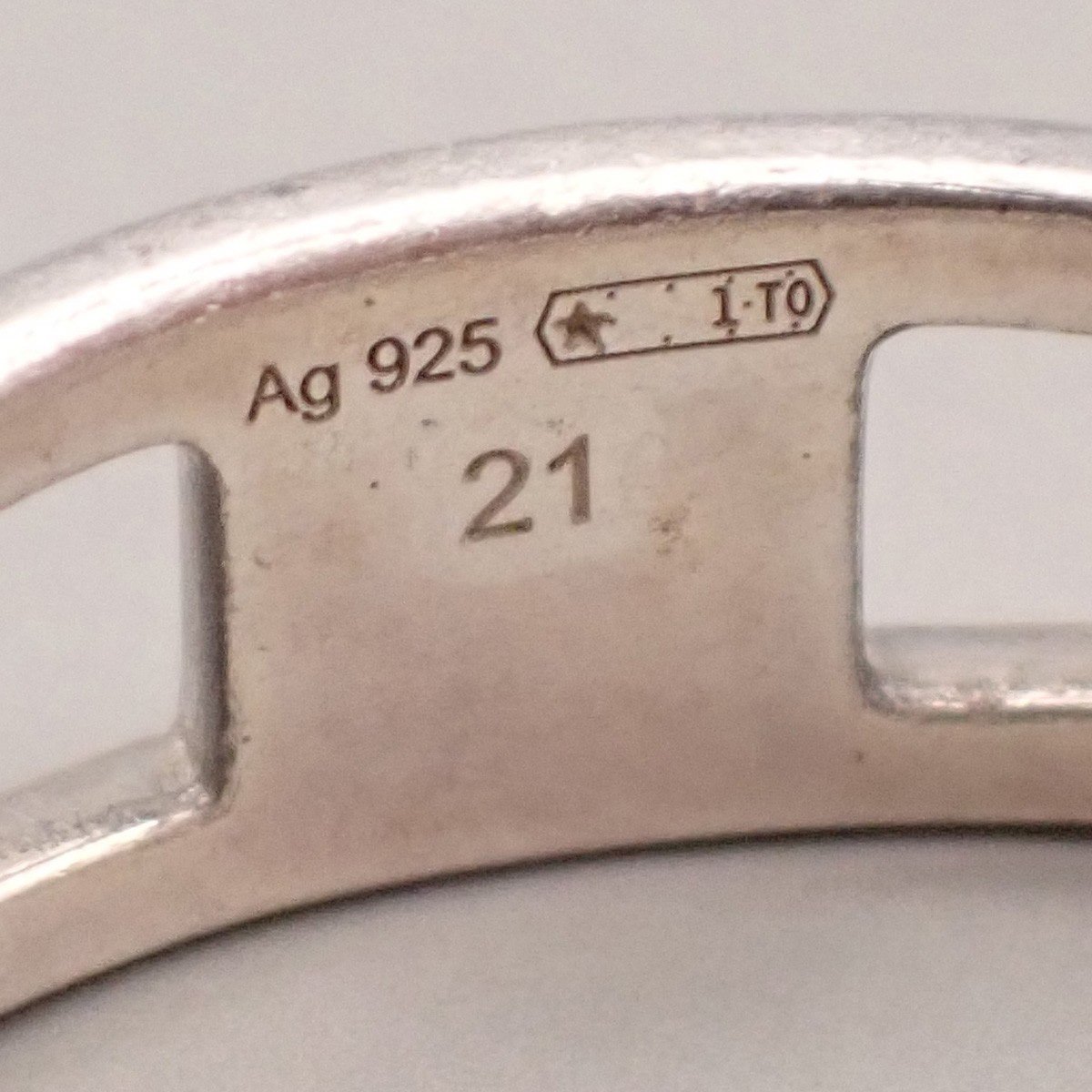 Gucci Gucci Interlocking G Ring Sterling Silver Zilver