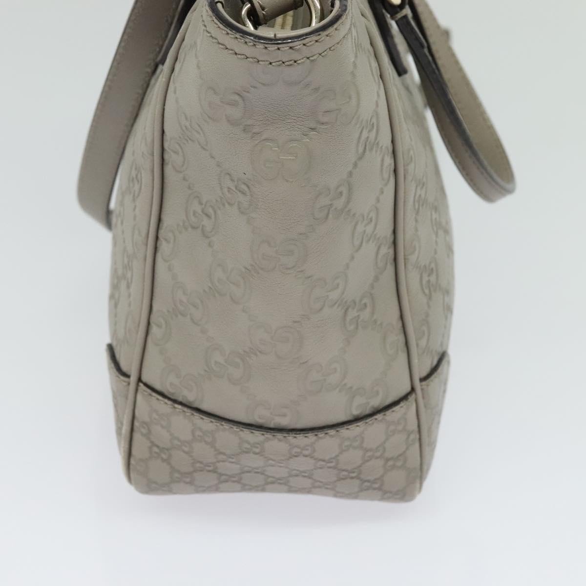 Gucci Gucci Bree Tote Guccissima Leather Small Grijs