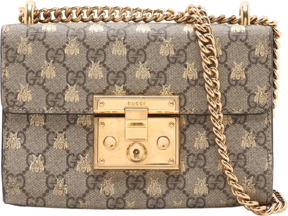 Gucci Padlock Canvas medium Beige