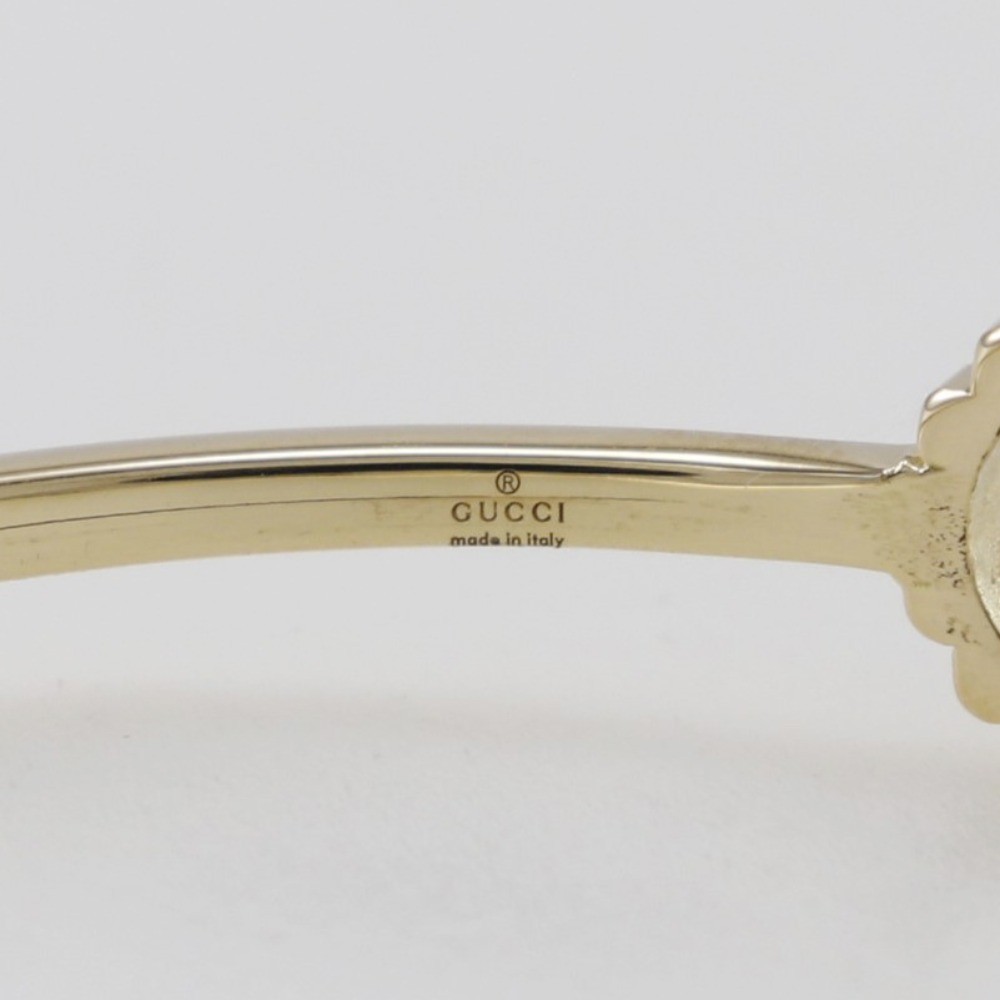 Gucci Gucci GG Running Bangle Bracelet 18K Yellow Gold Slim Goud