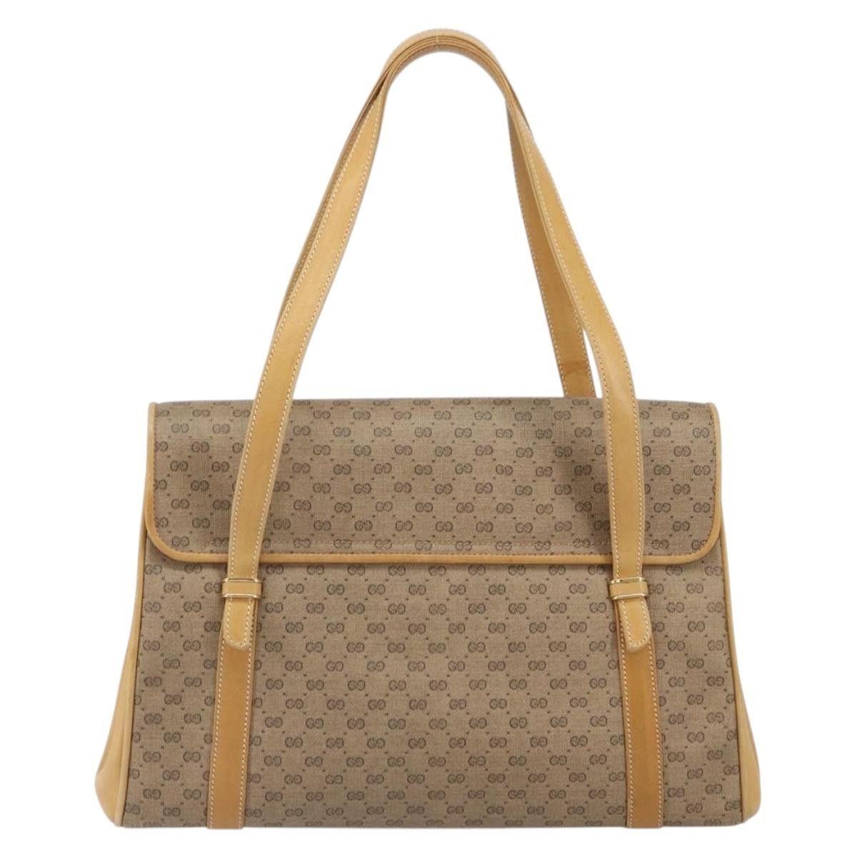 Gucci Gucci Micro GG supreme handbag Canvas Beige