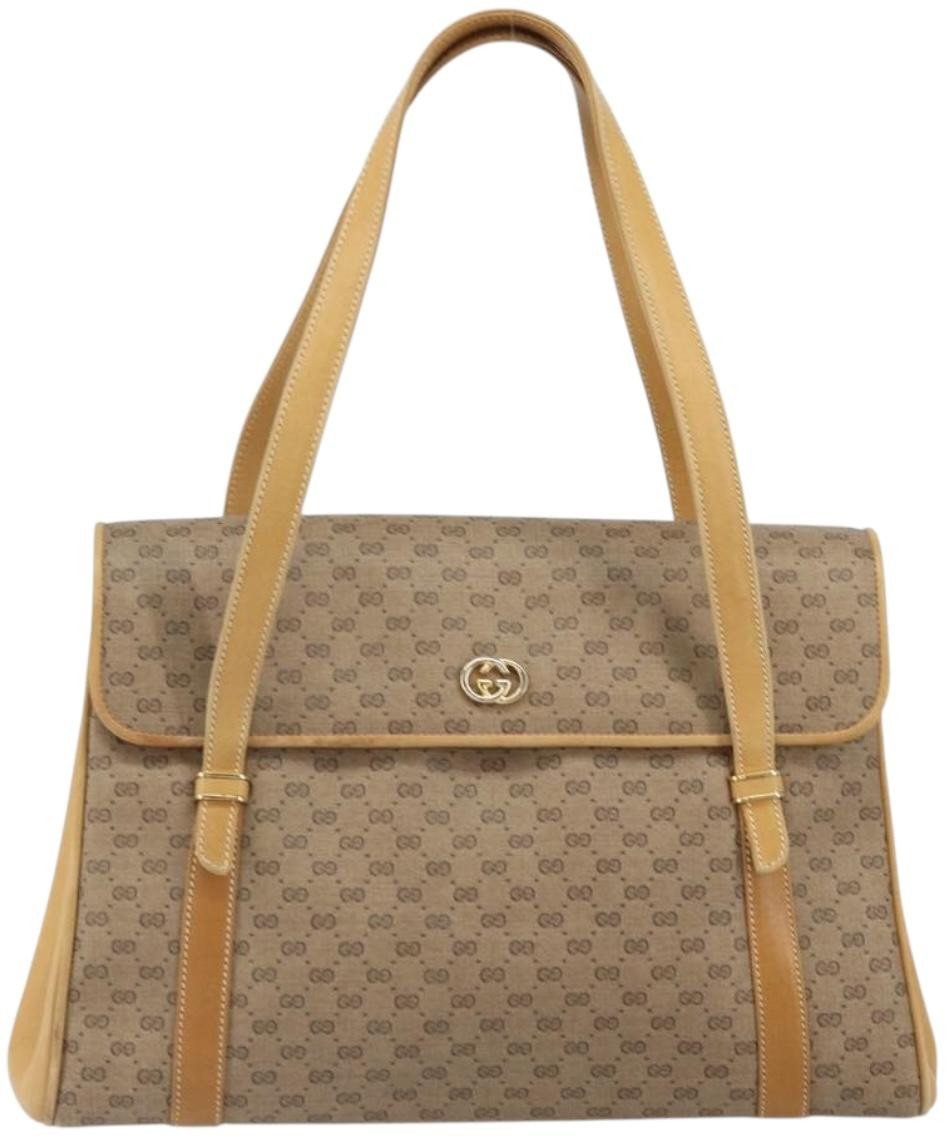Gucci Gucci Micro GG supreme handbag Canvas Beige