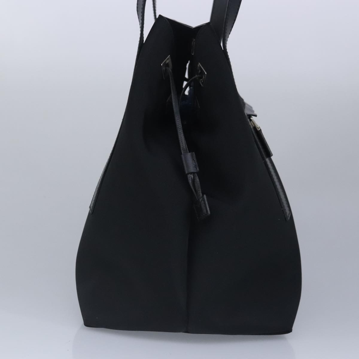 Gucci Gucci Gucci logo shoulder bag Canvas Zwart