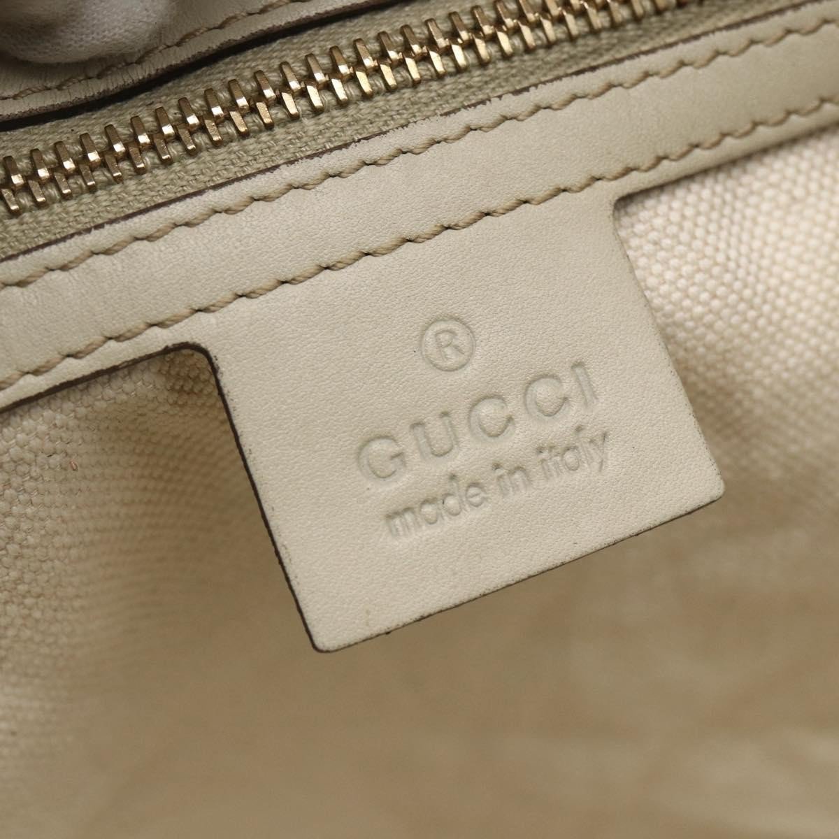 Gucci Mayfair Convertible Tote GG Canvas Small Beige