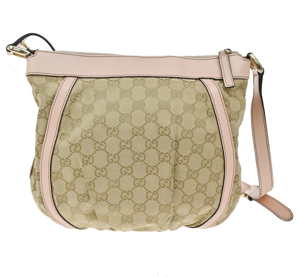Gucci Gucci D-Ring Shoulder Bag (Outlet) GG Canvas Large Bruin