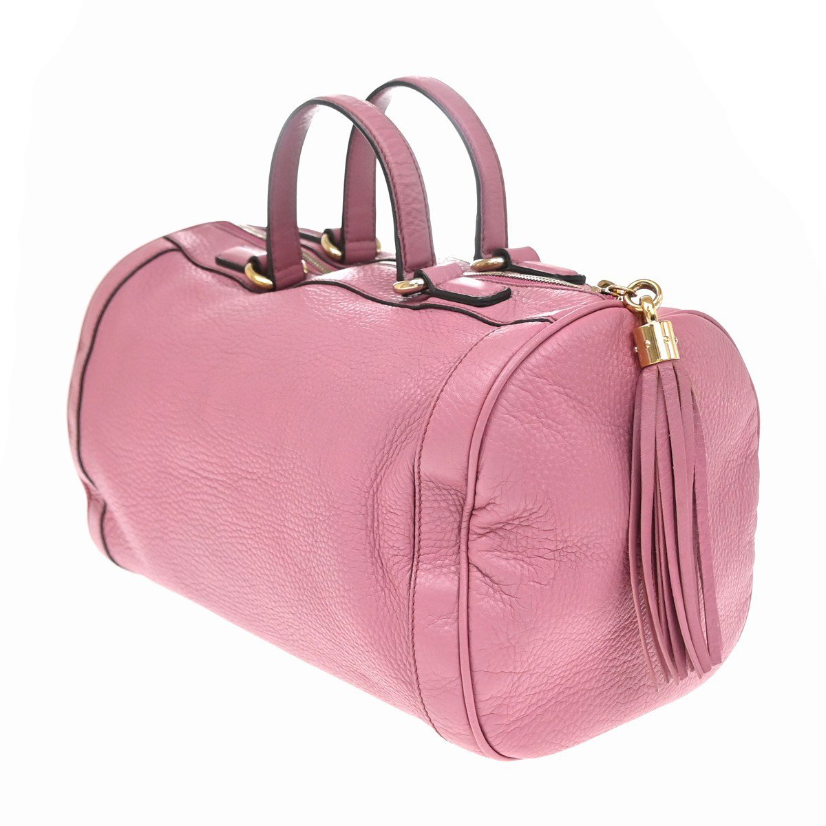 Gucci Soho Boston Leather Roze