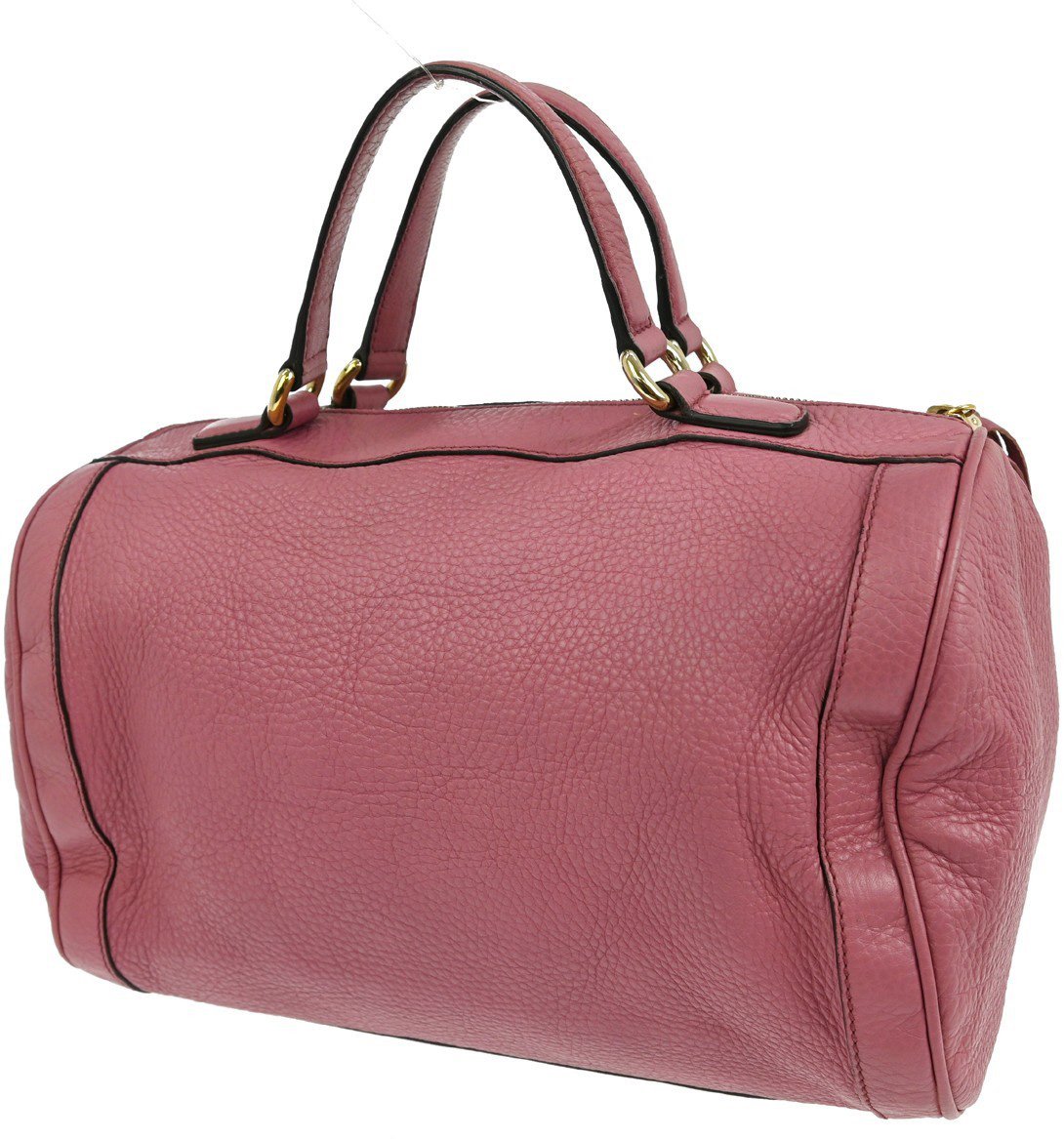 Gucci Gucci Soho Boston Bag Leather Roze