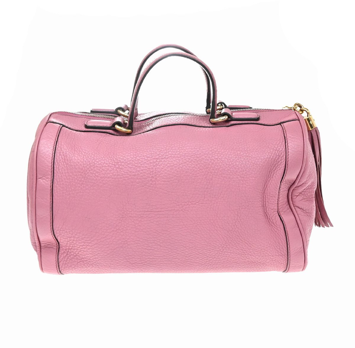 Gucci Soho Boston Leather Roze